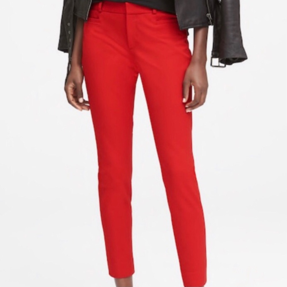 Banana Republic Petite Sloan Crop Fit Pants